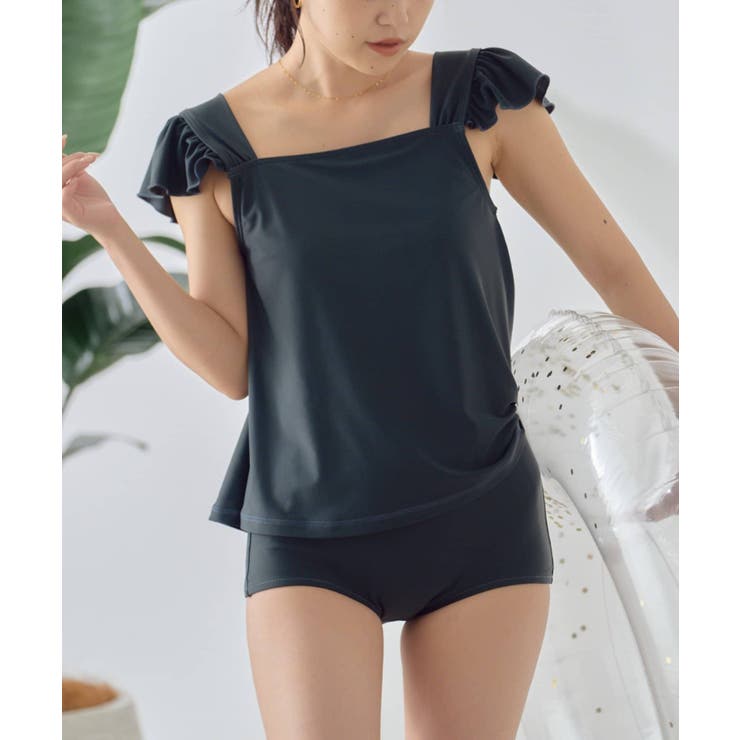 【CIAOPANIC TYPY】ショルダーフリル水着2点セット | PAL GROUP OUTLET | 詳細画像16 