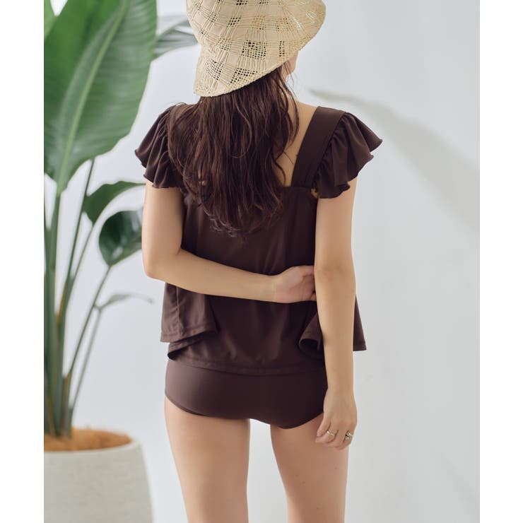 【CIAOPANIC TYPY】ショルダーフリル水着2点セット | PAL GROUP OUTLET | 詳細画像8 