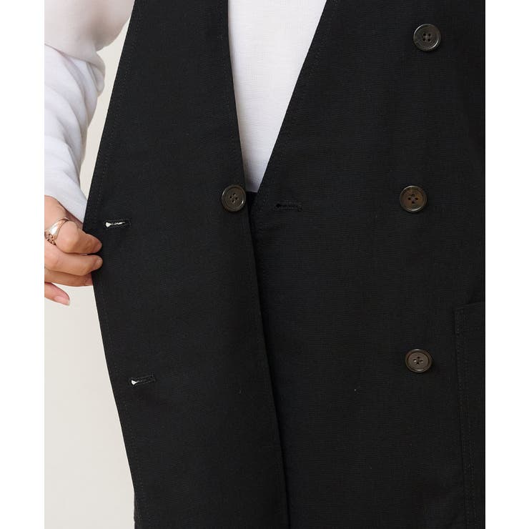 【CIAOPANIC TYPY】ノーカラーリネン混ジレ | PAL GROUP OUTLET | 詳細画像40 