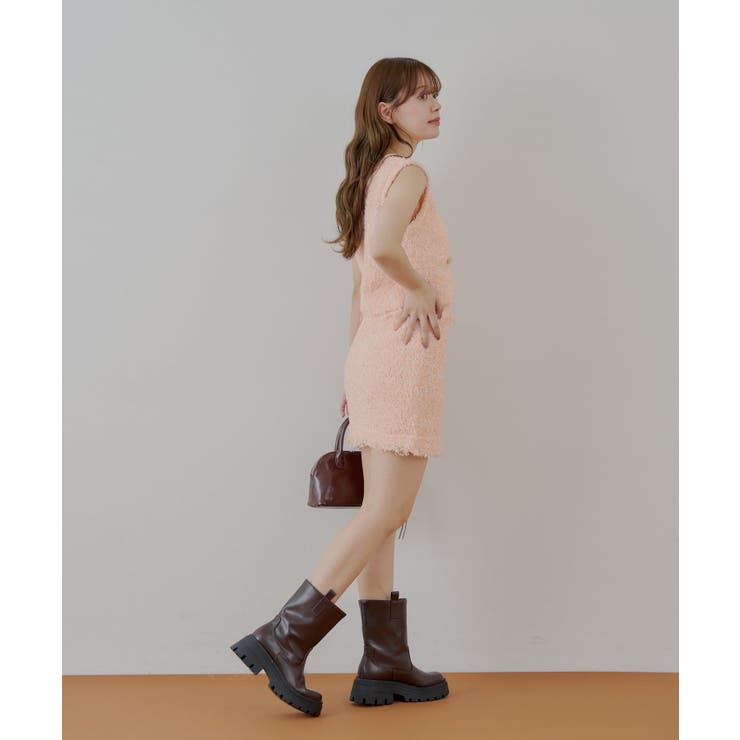 【Chico】ツイードフリンジミニSKT | PAL GROUP OUTLET | 詳細画像12 