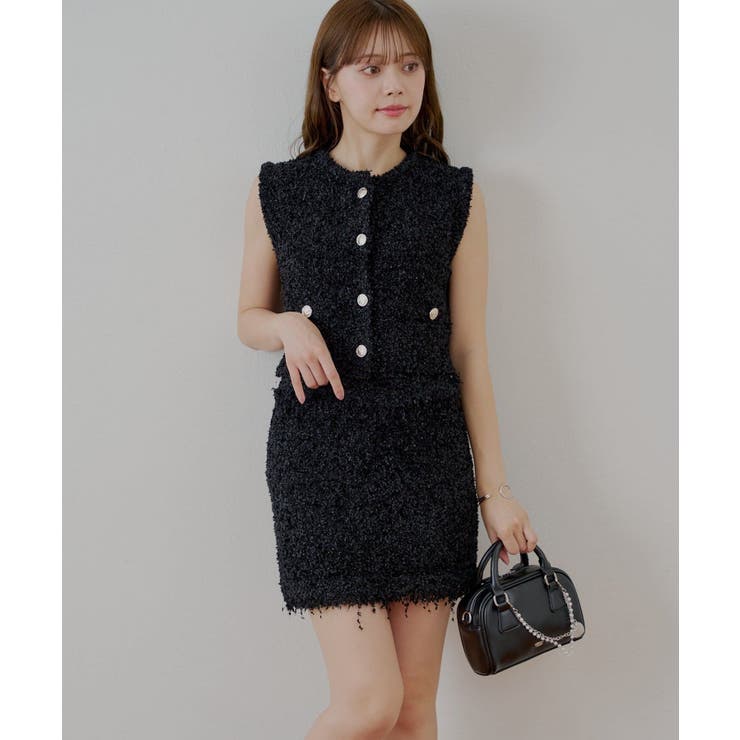 【Chico】ツイードフリンジミニSKT | PAL GROUP OUTLET | 詳細画像22 