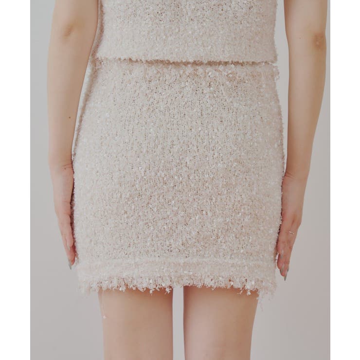 【Chico】ツイードフリンジミニSKT | PAL GROUP OUTLET | 詳細画像25 