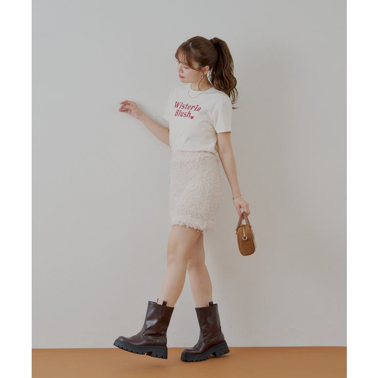 【Chico】ツイードフリンジミニSKT | PAL GROUP OUTLET | 詳細画像8 