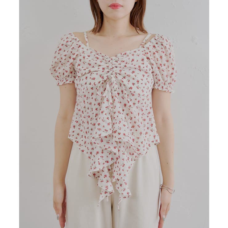 【Chico】パフスリーブドロップフリルBL | PAL GROUP OUTLET | 詳細画像29 