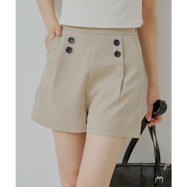 BEI | 【Chico】サイドボタンデザインSPT | PAL GROUP OUTLET