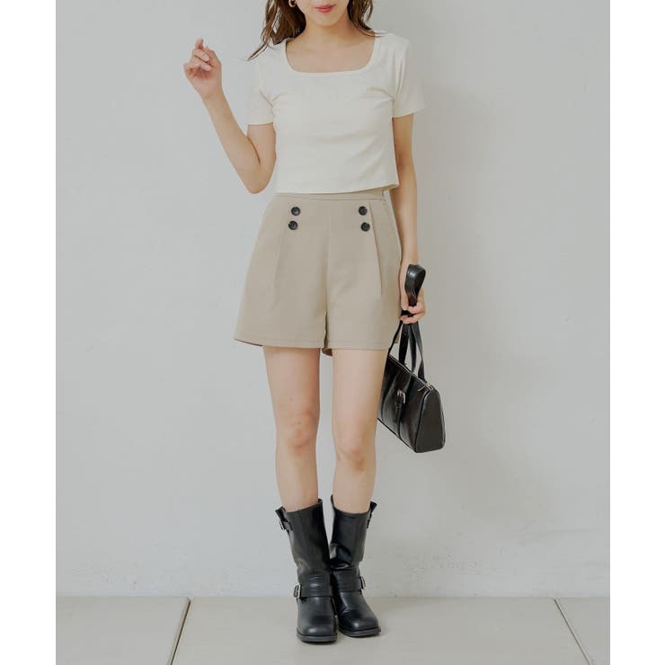 【Chico】サイドボタンデザインSPT | PAL GROUP OUTLET | 詳細画像18 