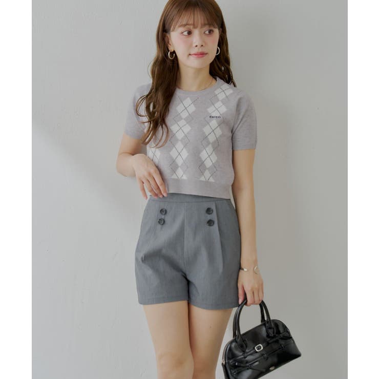 【Chico】サイドボタンデザインSPT | PAL GROUP OUTLET | 詳細画像1 