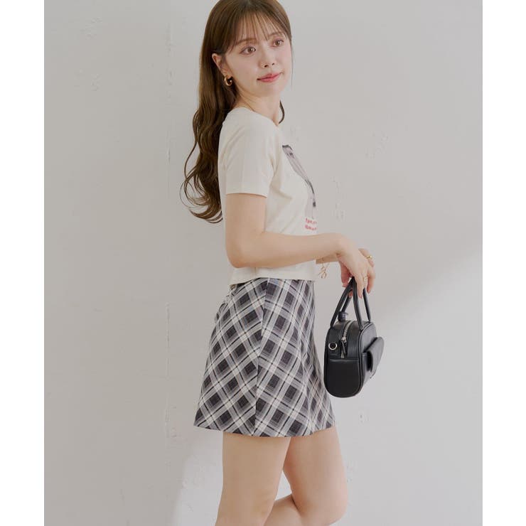 【Chico】チェックミニBOXSKT | PAL GROUP OUTLET | 詳細画像18 