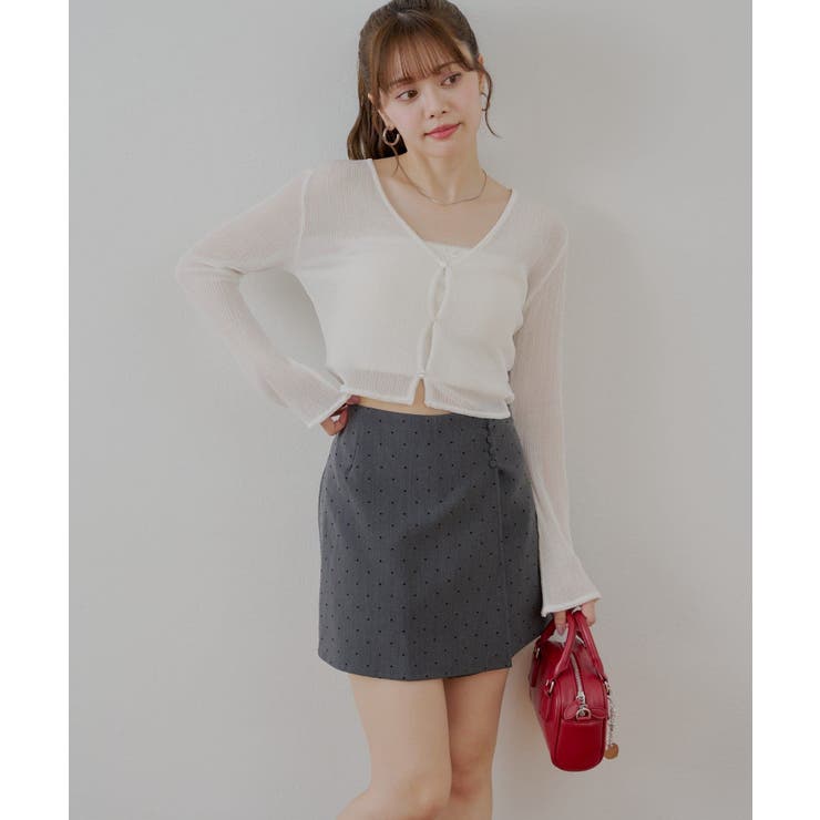 【Chico】ドットBOXミニスカート | PAL GROUP OUTLET | 詳細画像5 