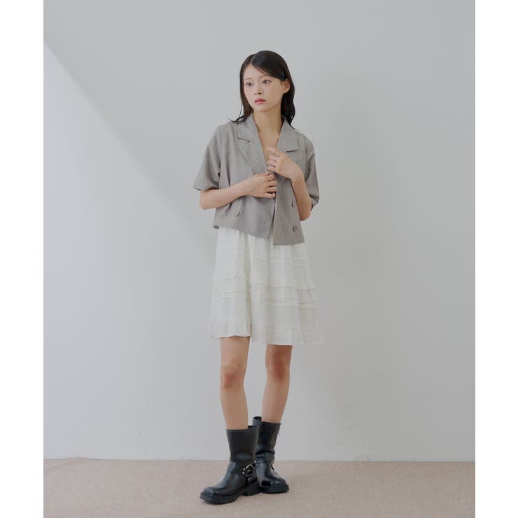 【Chico】半袖ダブルジャケット | PAL GROUP OUTLET | 詳細画像12 