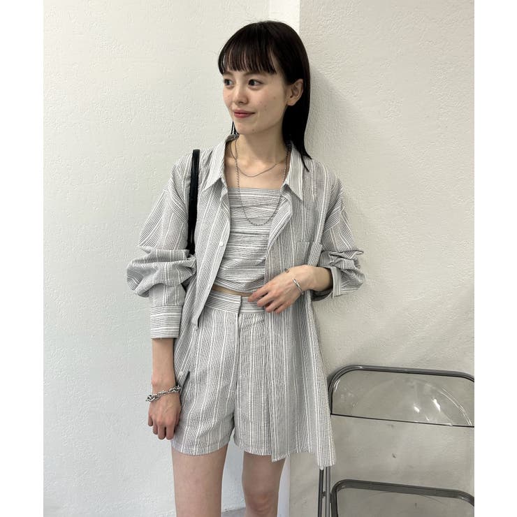 【mystic】ストライプショートパンツ | PAL GROUP OUTLET | 詳細画像4 