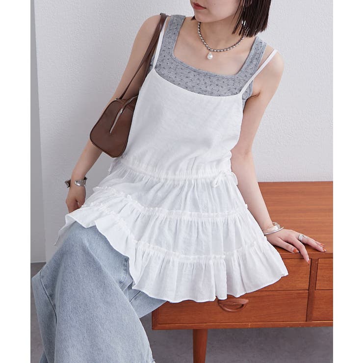 OFF | 【mystic】ティアードキャミチュニック | PAL GROUP OUTLET