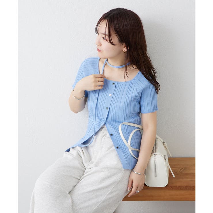 【mystic】チョーカーリブニット | PAL GROUP OUTLET | 詳細画像13 