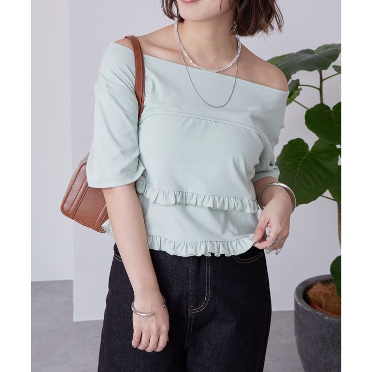 LIM | 【mystic】レイヤードフリルTシャツ | PAL GROUP OUTLET