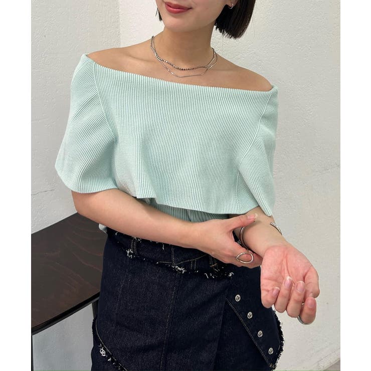 MNT | 【mystic】坂田 ケープ襟ニット | PAL GROUP OUTLET