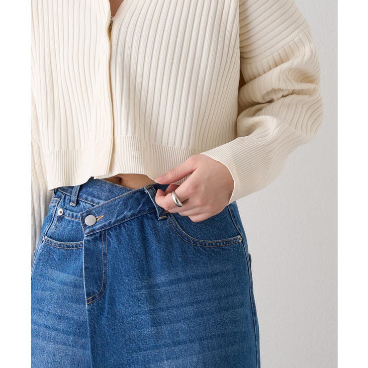 【mystic】Vワイドショートカーディガン | PAL GROUP OUTLET | 詳細画像12 