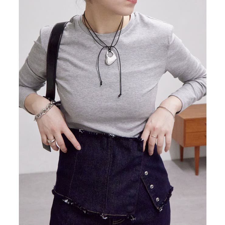 【mystic】肩パットロングTシャツ | PAL GROUP OUTLET | 詳細画像2 