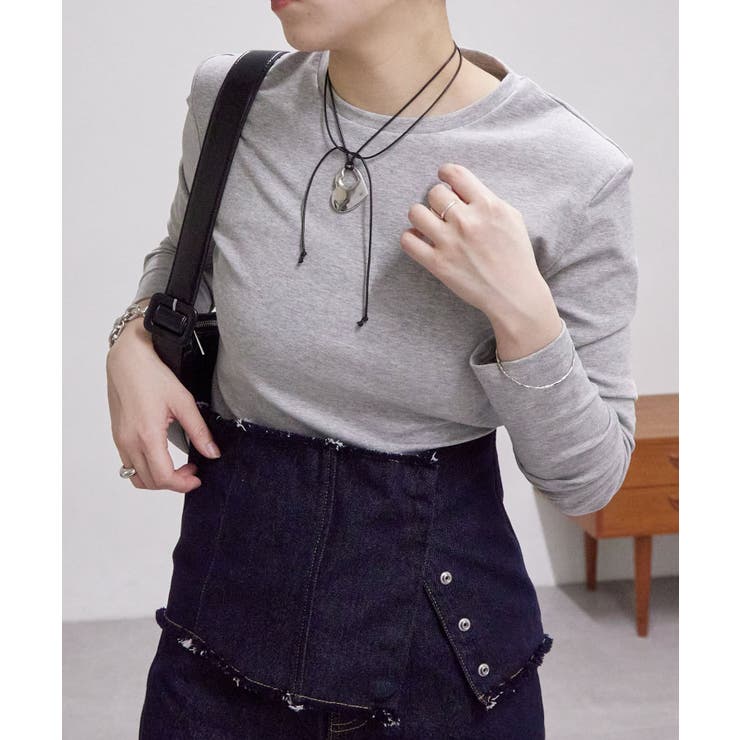 【mystic】肩パットロングTシャツ | PAL GROUP OUTLET | 詳細画像3 