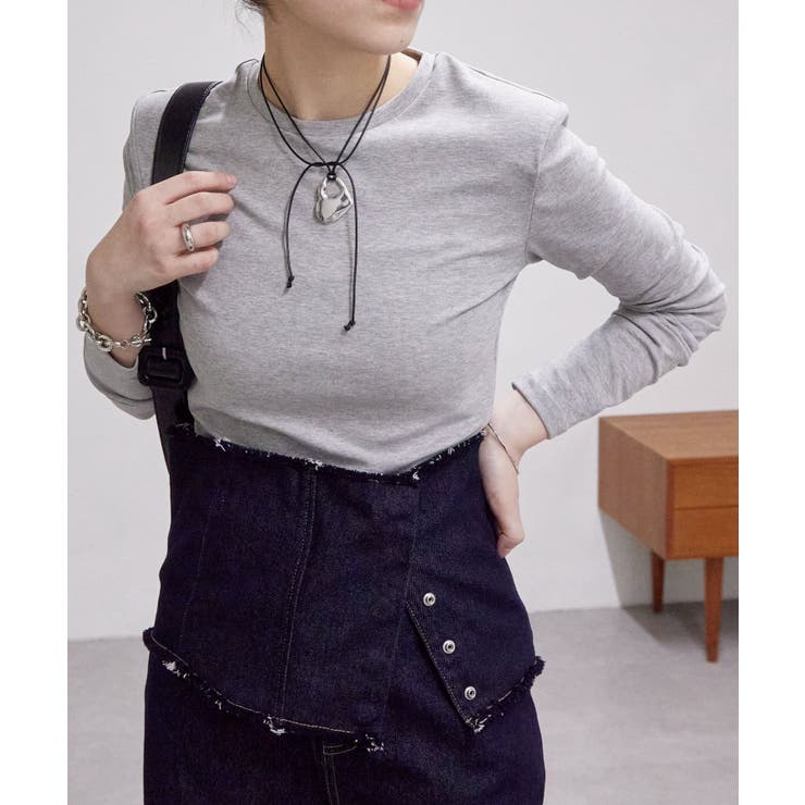 【mystic】肩パットロングTシャツ | PAL GROUP OUTLET | 詳細画像4 