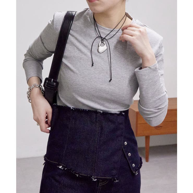 【mystic】肩パットロングTシャツ | PAL GROUP OUTLET | 詳細画像5 