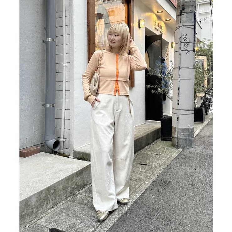 【mystic】蔀 配色テープリブロンT | PAL GROUP OUTLET | 詳細画像3 