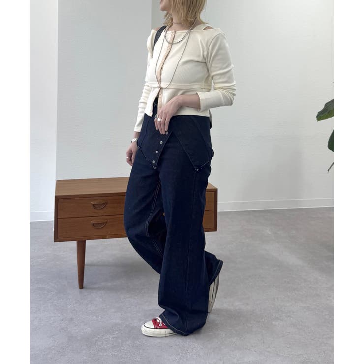 【mystic】蔀 配色テープリブロンT | PAL GROUP OUTLET | 詳細画像14 