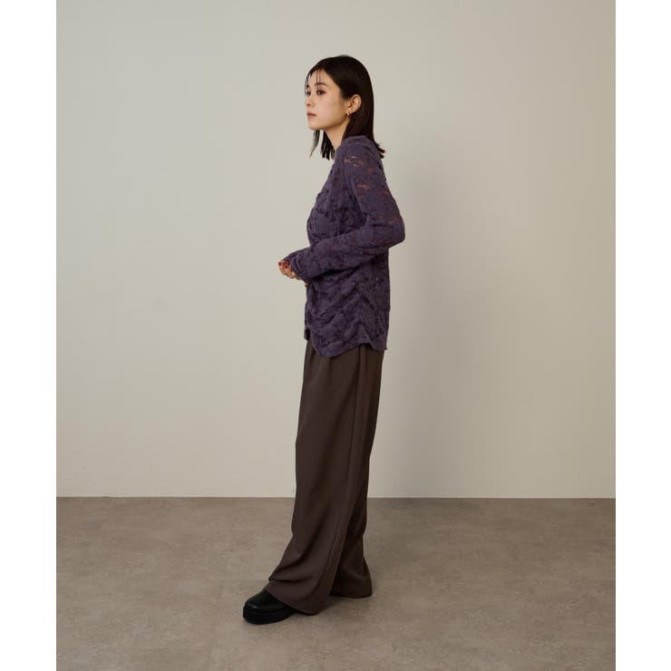 【Omekashi】2WAY起毛レースカーディガン | PAL GROUP OUTLET | 詳細画像11 