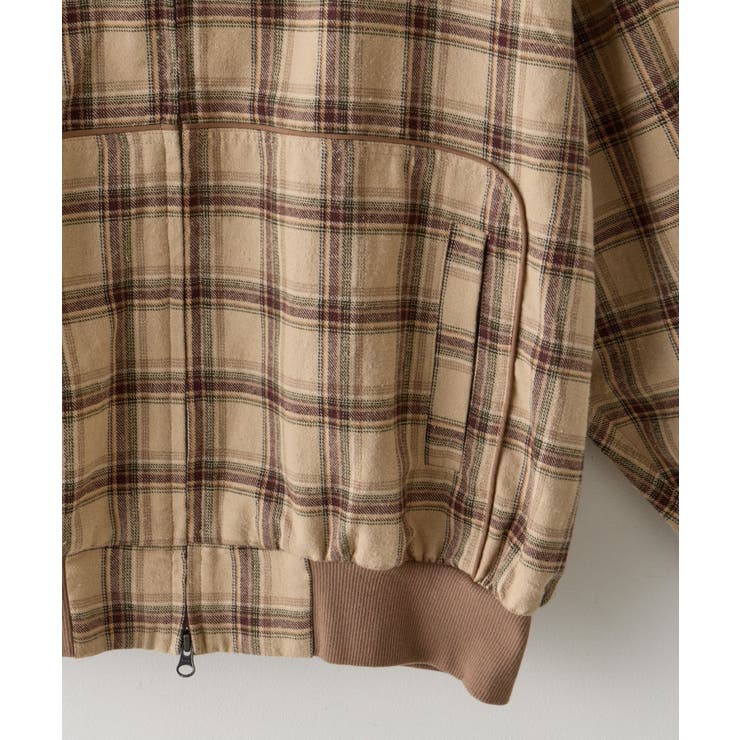 【Kastane】CHECK ZIP HOODIE SHIRT | PAL GROUP OUTLET | 詳細画像12 