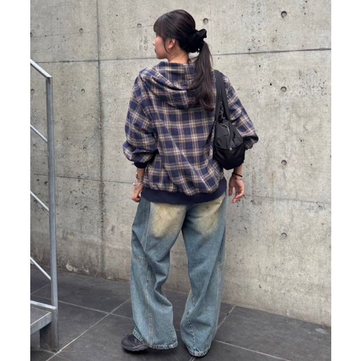 【Kastane】CHECK ZIP HOODIE SHIRT | PAL GROUP OUTLET | 詳細画像30 