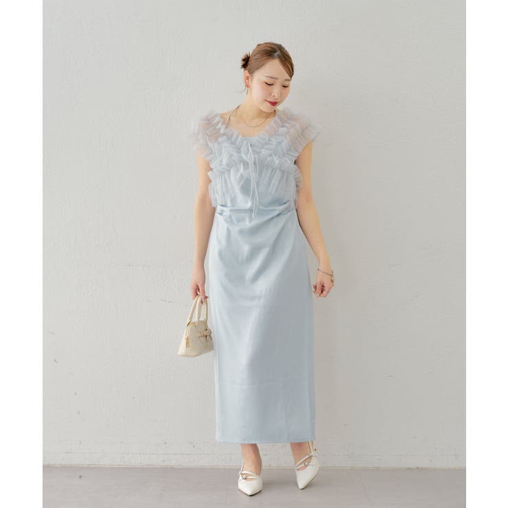 【Chico】チュールベスト+キャミOP | PAL GROUP OUTLET | 詳細画像17 