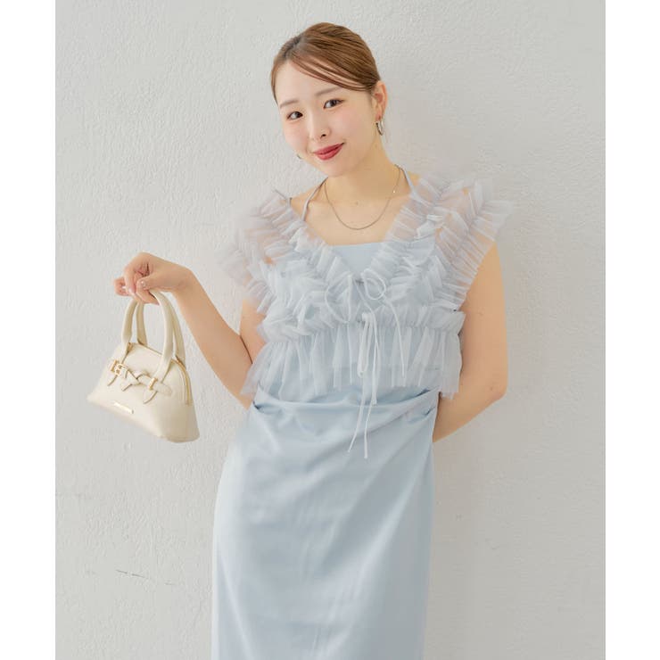 【Chico】チュールベスト+キャミOP | PAL GROUP OUTLET | 詳細画像19 