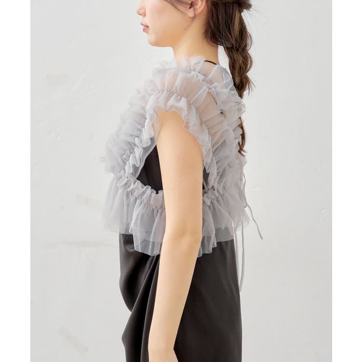 【Chico】チュールベスト+キャミOP | PAL GROUP OUTLET | 詳細画像27 