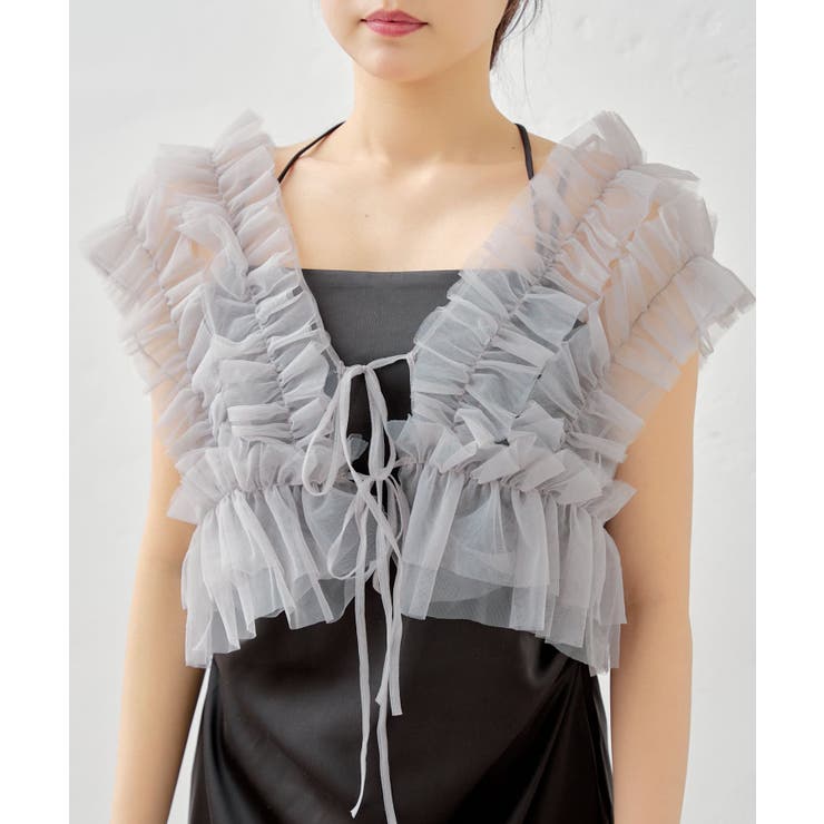 【Chico】チュールベスト+キャミOP | PAL GROUP OUTLET | 詳細画像29 