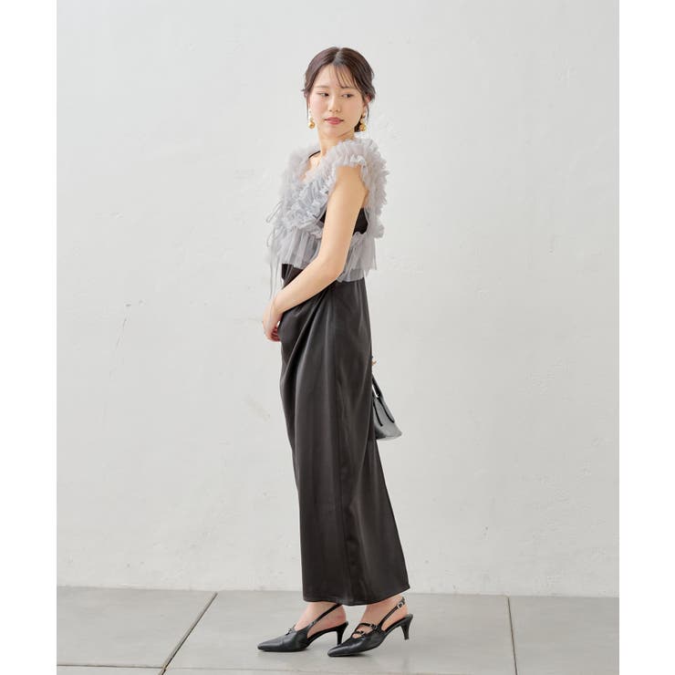 【Chico】チュールベスト+キャミOP | PAL GROUP OUTLET | 詳細画像7 