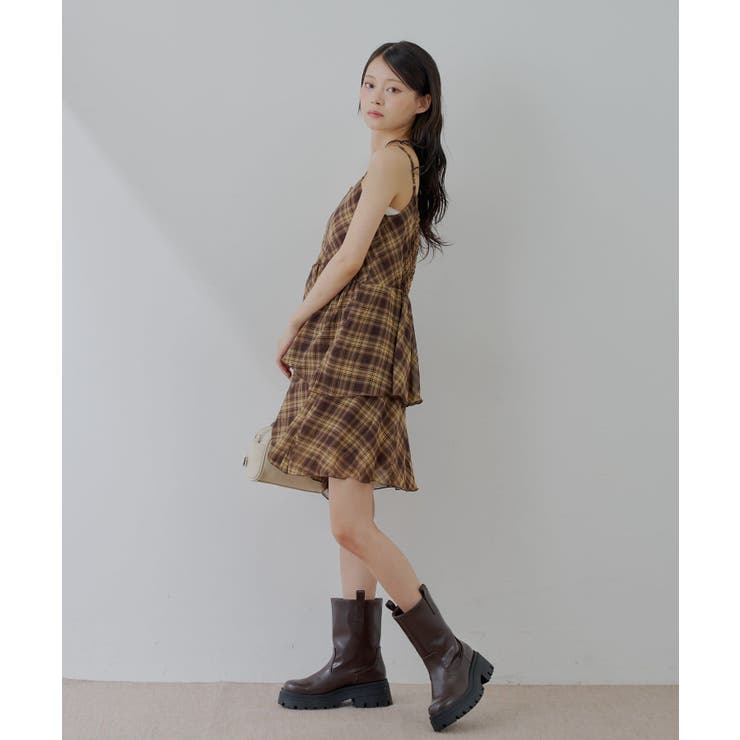 【Chico】ティアードサイドドロップフリルミニOP | PAL GROUP OUTLET | 詳細画像3 