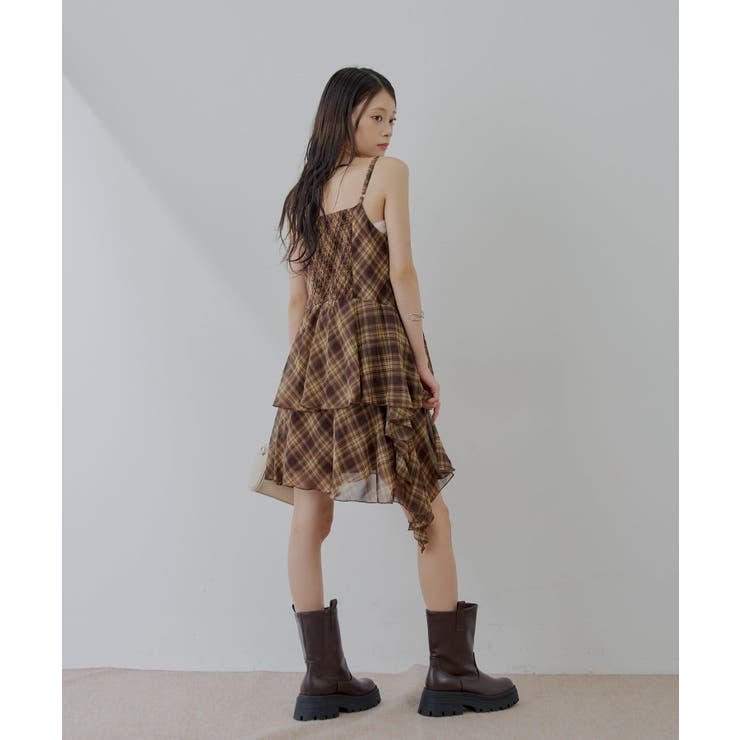 【Chico】ティアードサイドドロップフリルミニOP | PAL GROUP OUTLET | 詳細画像4 