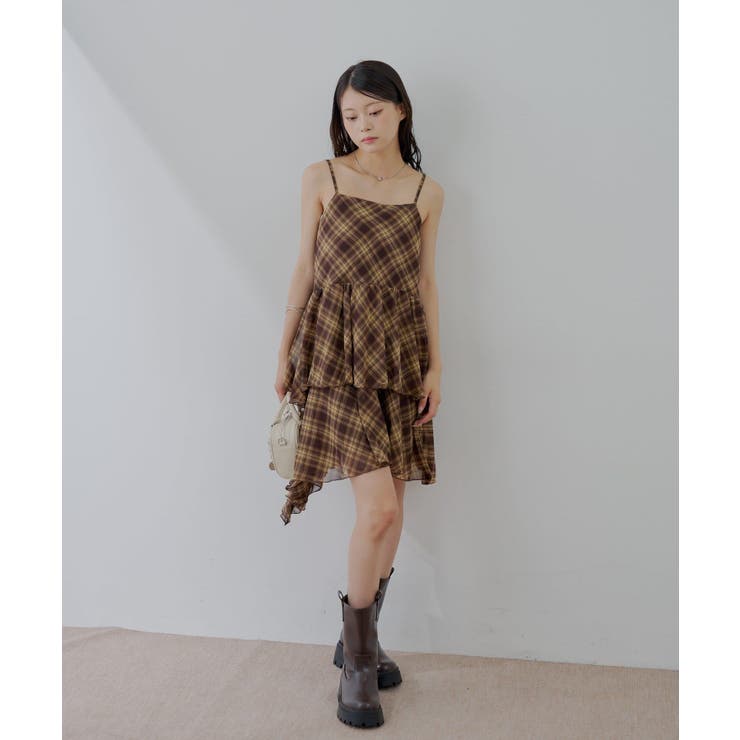 【Chico】ティアードサイドドロップフリルミニOP | PAL GROUP OUTLET | 詳細画像6 