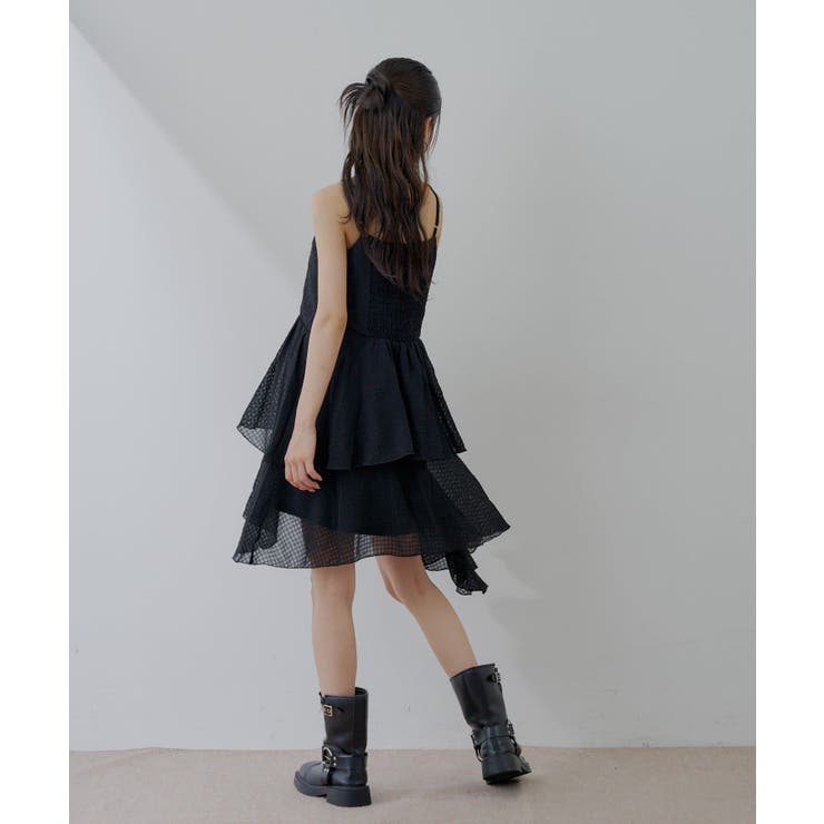 【Chico】ティアードサイドドロップフリルミニOP | PAL GROUP OUTLET | 詳細画像11 