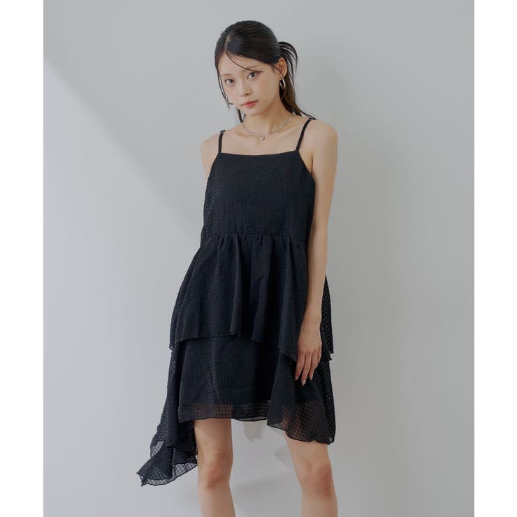 【Chico】ティアードサイドドロップフリルミニOP | PAL GROUP OUTLET | 詳細画像12 