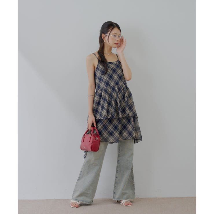 【Chico】ティアードサイドドロップフリルミニOP | PAL GROUP OUTLET | 詳細画像16 