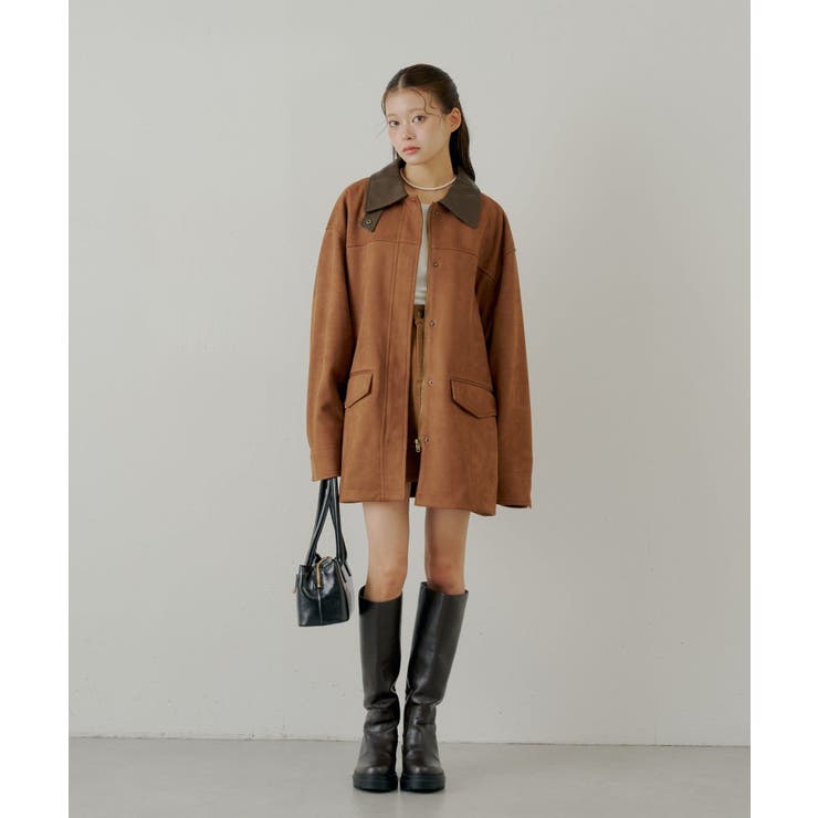 Chico】襟レザーZIPトレンチJKT[品番：PALW0007892]｜PAL GROUP OUTLET