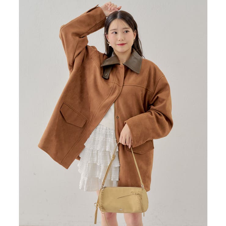 Chico】襟レザーZIPトレンチJKT[品番：PALW0007892]｜PAL GROUP OUTLET