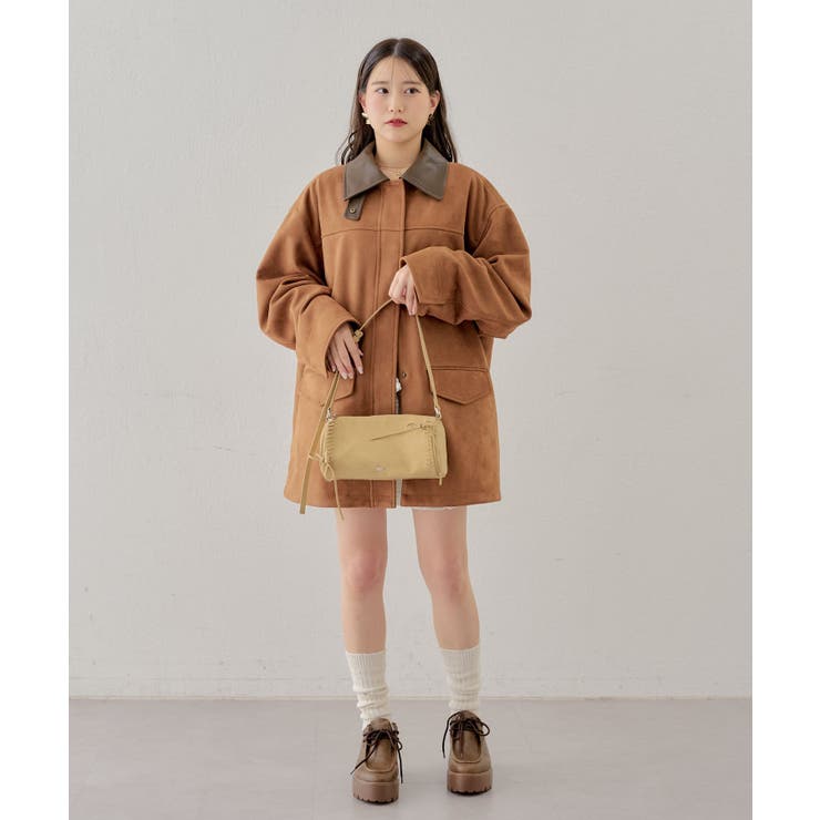 Chico】襟レザーZIPトレンチJKT[品番：PALW0007892]｜PAL GROUP OUTLET