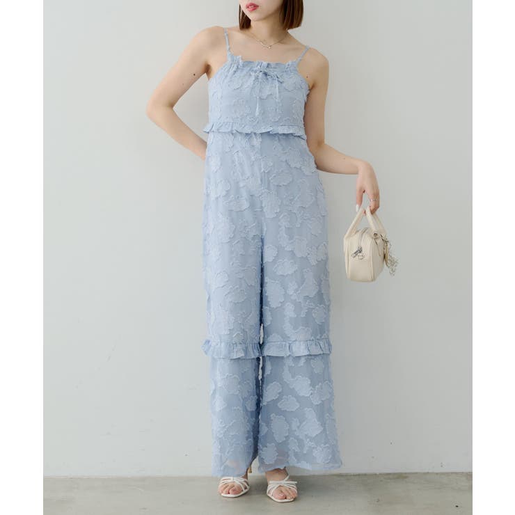 【Chico】シアーフラワーホルターネックベアサロペット | PAL GROUP OUTLET | 詳細画像15 