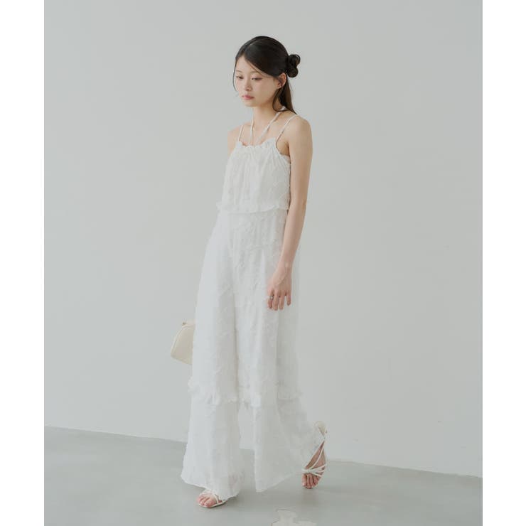 【Chico】シアーフラワーホルターネックベアサロペット | PAL GROUP OUTLET | 詳細画像2 