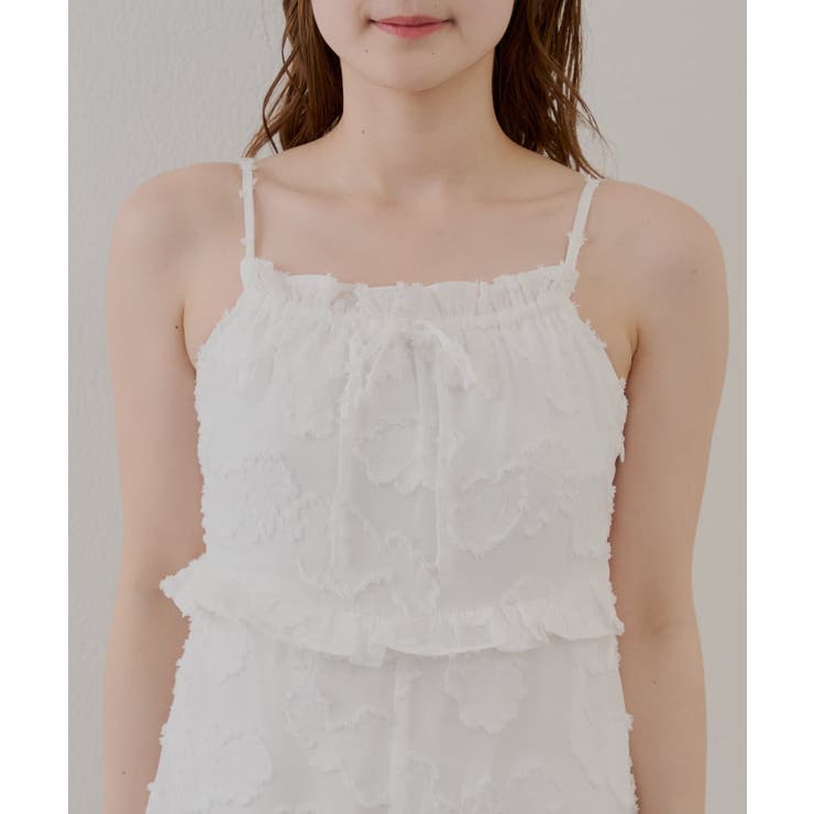 【Chico】シアーフラワーホルターネックベアサロペット | PAL GROUP OUTLET | 詳細画像30 