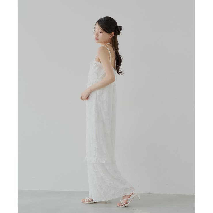 【Chico】シアーフラワーホルターネックベアサロペット | PAL GROUP OUTLET | 詳細画像5 