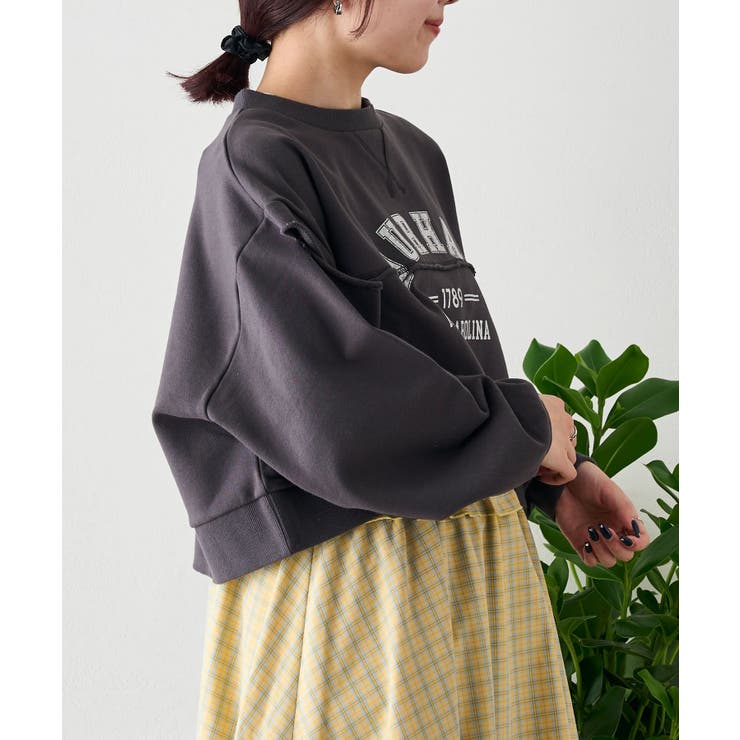 【w closet】肩スリットロゴスウェット | PAL GROUP OUTLET | 詳細画像4 