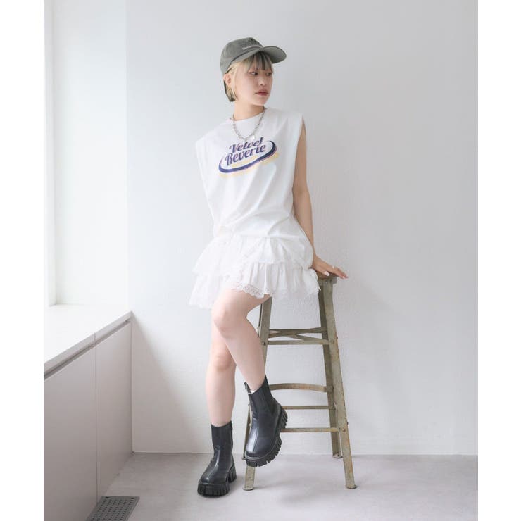 【w closet】ロゴノースリタンクT | PAL GROUP OUTLET | 詳細画像13 