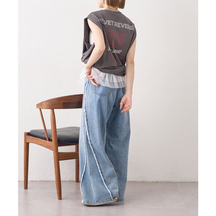 【w closet】ロゴノースリタンクT | PAL GROUP OUTLET | 詳細画像27 